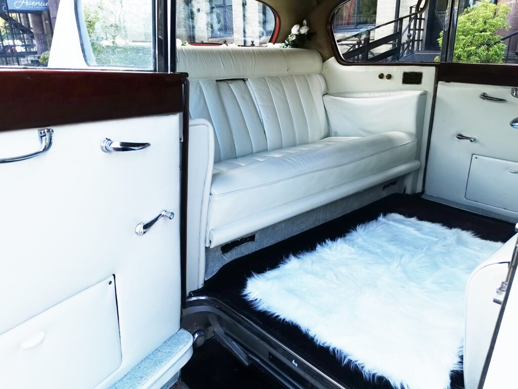 Austin Princess Wedding Car interior